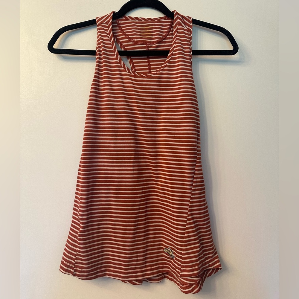 Tracksmith Horizon Tank // Terracotta & Ivory